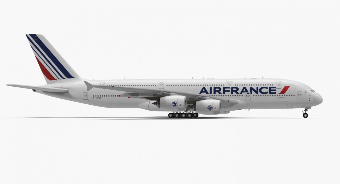 Airbus A380-1000 Air France 3D